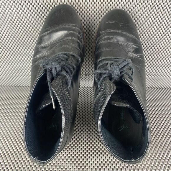 Velez Chukka Boots Mens Size 40 Black Leather Lace Up Casual - Picture 8 of 12